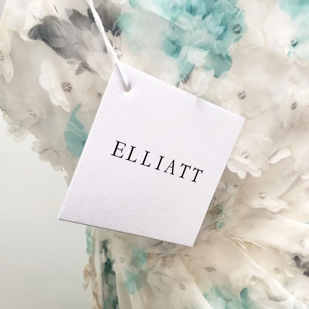 Elliatt Nala 3D Floral Applique One Shoulder Dress Size XS - Picture 11 of 12